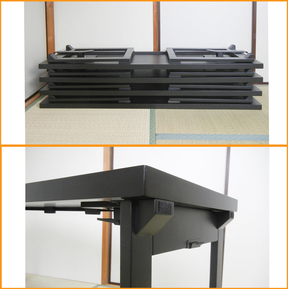 NEW和室用折りたたみテーブル テーブル(幅150x奥行45x高さ60cmの折り畳み式) – 収納＆インテリアのお店