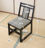 NEW和室用折りたたみテーブル5点セット　ハイタイプ　和室用テーブル1台120x75x高さ70cm 和室用椅子4脚