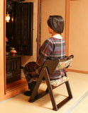和室用椅子 折り畳み式 御仏前にも使える座面高さ約35cmの和風椅子
